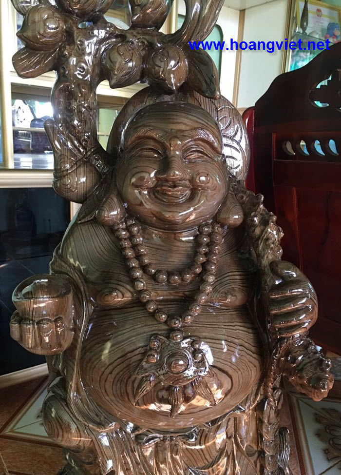 Tượng di lạc gỗ thủy tùng Tượng di lạc gỗ thủy tùng