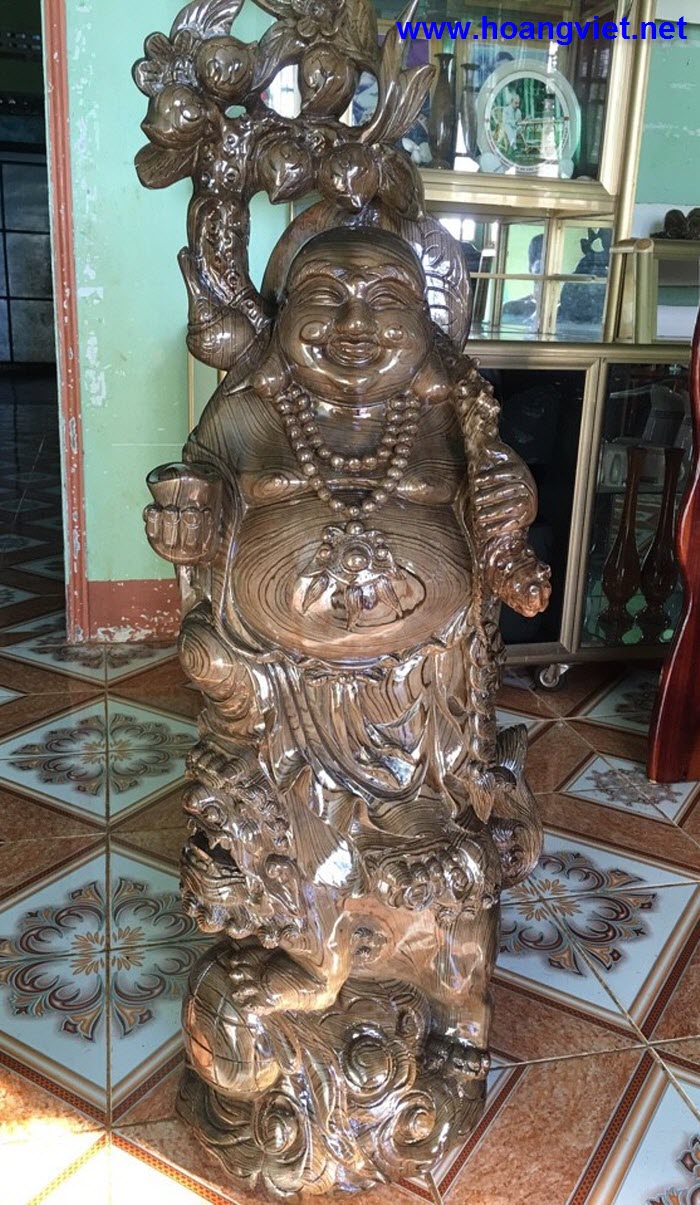 Tượng di lạc gỗ thủy tùng Tượng di lạc gỗ thủy tùng