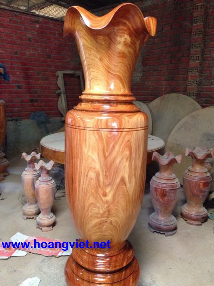 Lộc bình gỗ vân dẹp Lộc bình gỗ vân dẹp