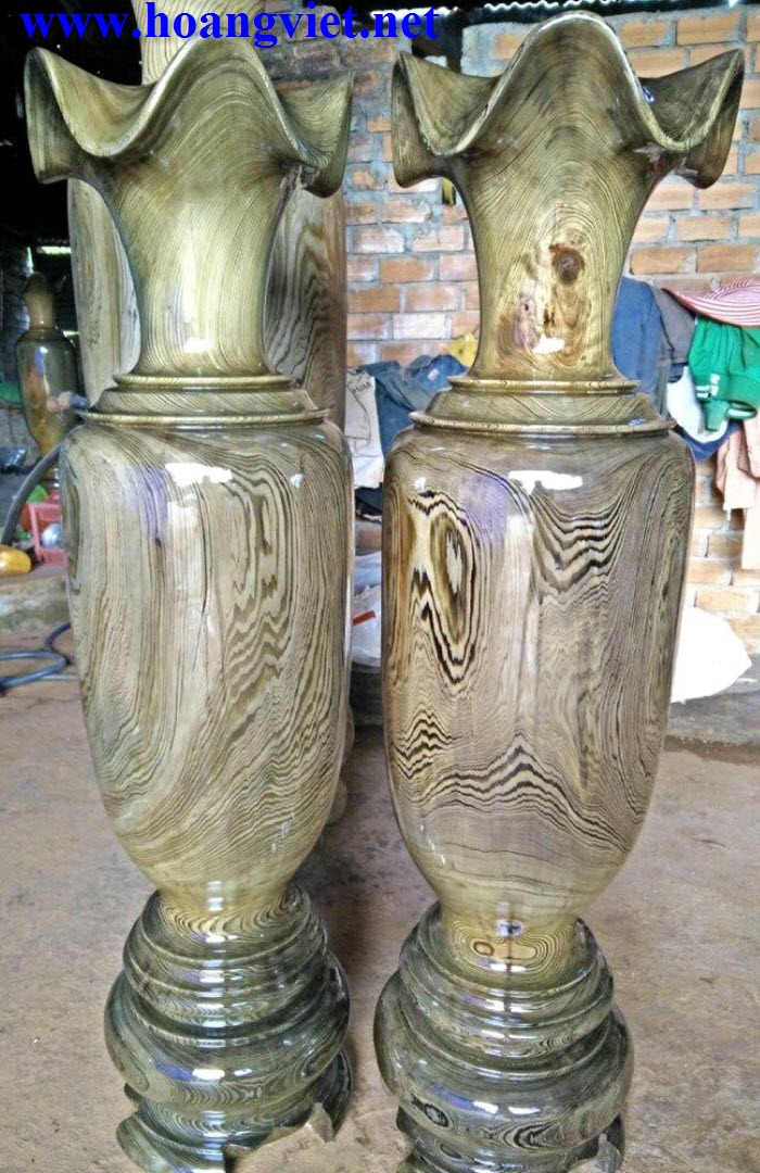 Lộc bình gỗ vân tuyệt đẹp Lộc bình gỗ vân tuyệt đẹp