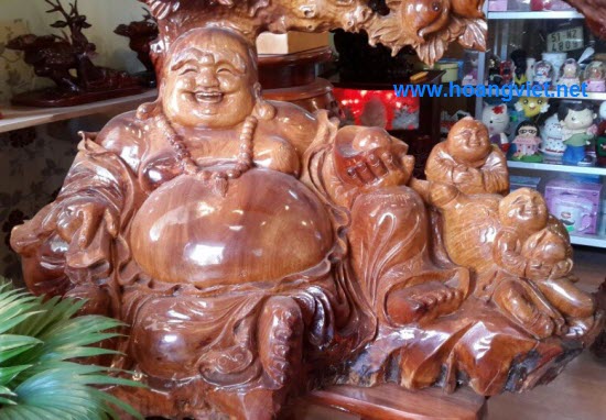 Tượng di lặc gỗ Cẩm  Tượng di lặc gỗ Cẩm