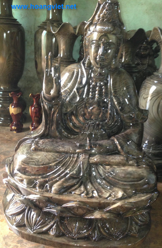 Tượng phật quan âm làm bằng gỗ thủy tùng cao 79cm  Tượng phật quan âm làm bằng gỗ thủy tùng cao 79cm