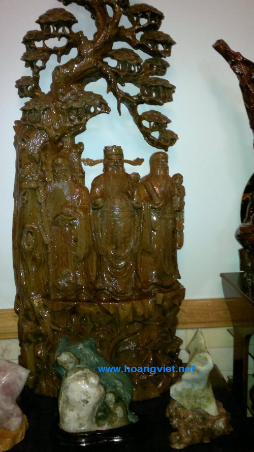 Tượng gỗ phước lộc thọ Tượng gỗ phước lộc thọ