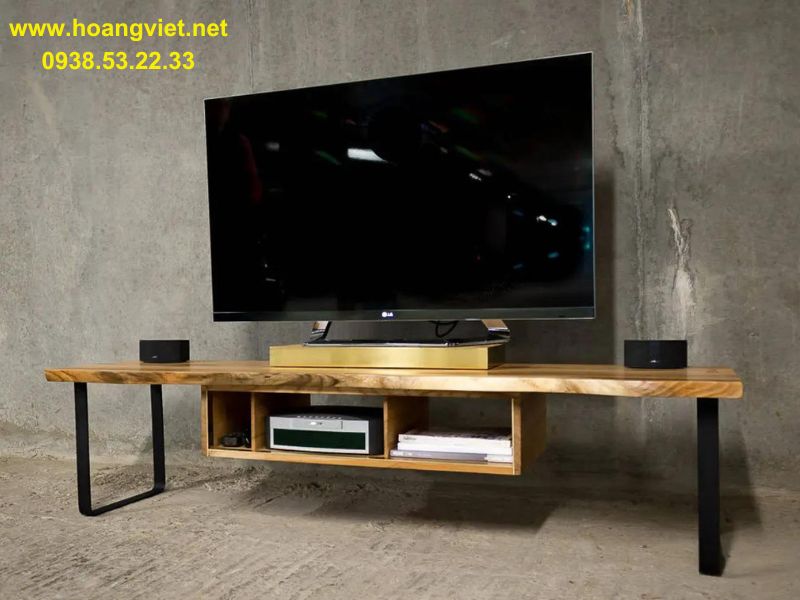 Kệ tivi gỗ sồi đơn giản và đẹp Kệ tivi gỗ sồi đơn giản và đẹp