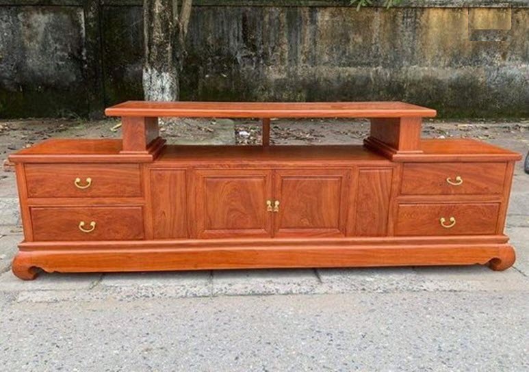 Kệ tivi gỗ hương hiện đại Kệ tivi gỗ hương hiện đại