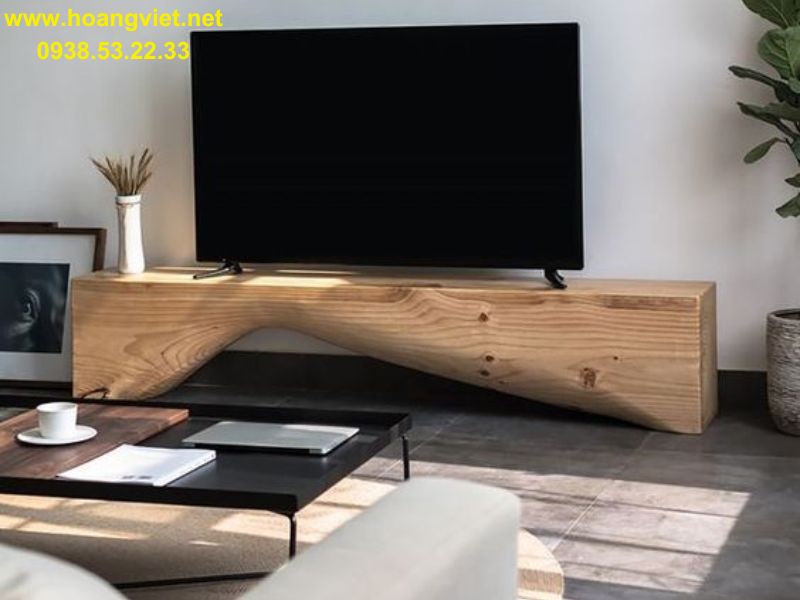 Kệ tivi gỗ sồi nguyên khối Kệ tivi gỗ sồi nguyên khối