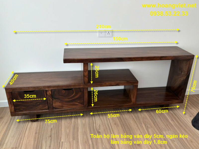 Kích thước kệ tivi phòng ngủ gỗ tự nhiên. Kích thước kệ tivi phòng ngủ gỗ tự nhiên.