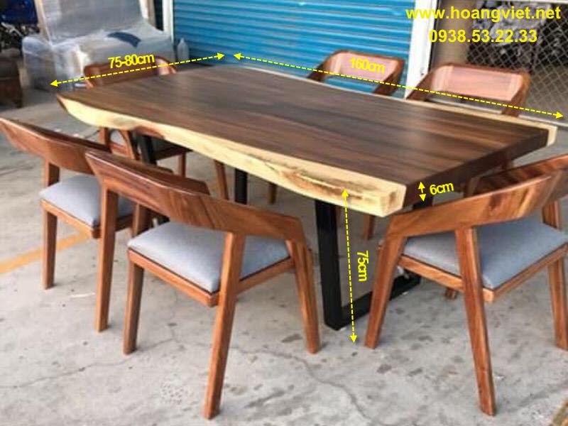 Kích thước bàn ăn 6 ghế katakana Kích thước bàn ăn 6 ghế katakana