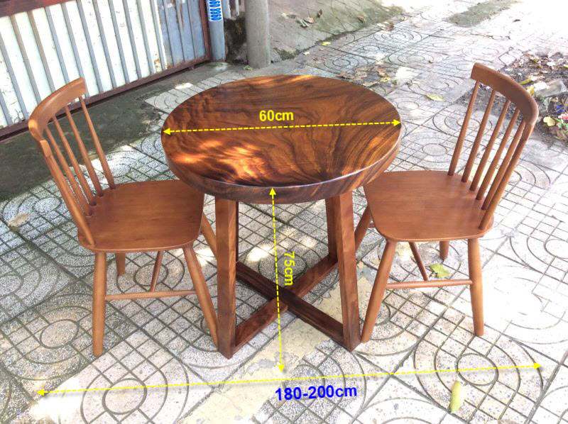 Kích thước bàn ăn tròn 2 ghế Kích thước bàn ăn tròn 2 ghế