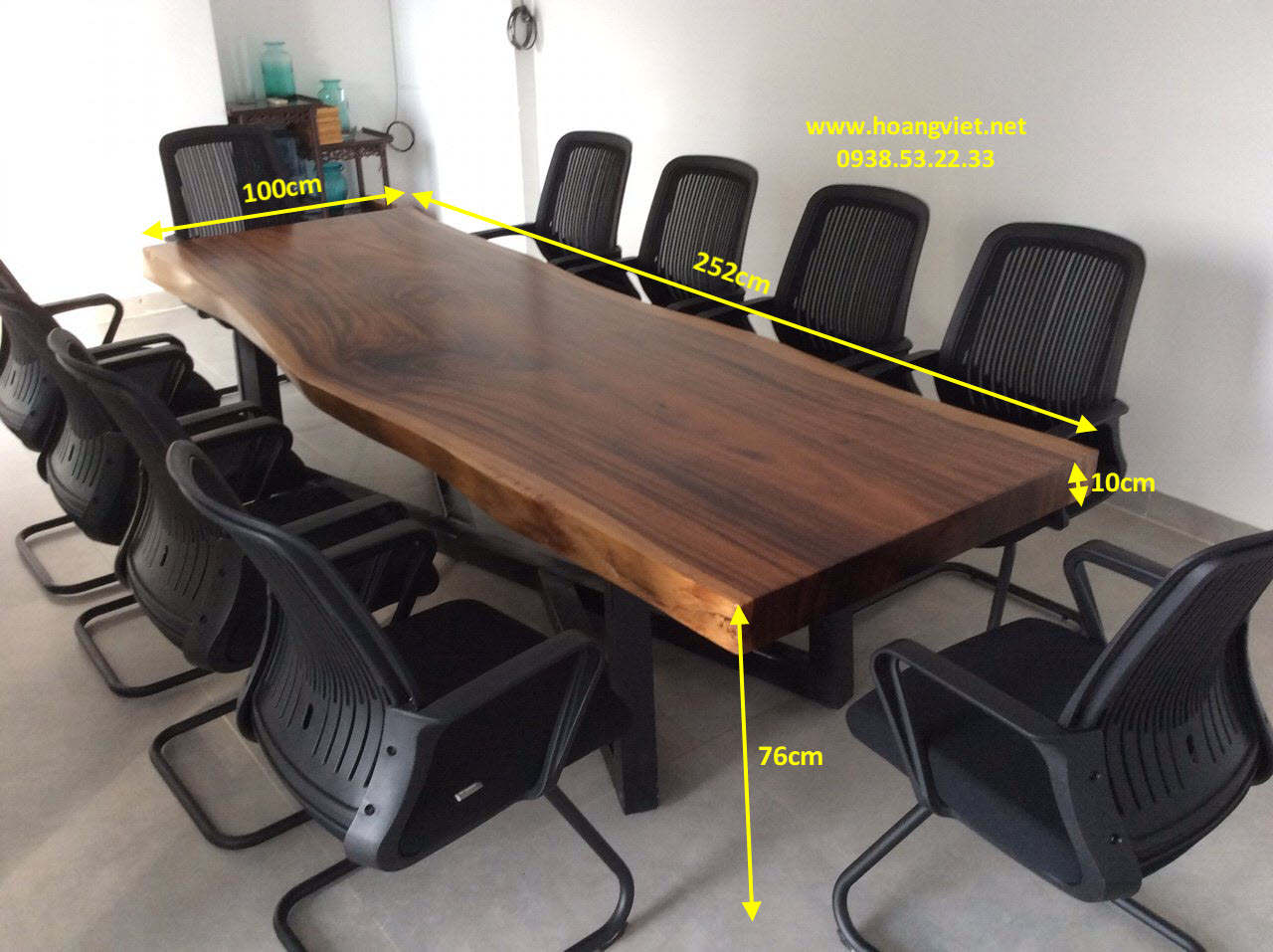 Kích thước bàn ghế gỗ me tây nguyên khối dùng cho phong họp Kích thước bàn ghế gỗ me tây nguyên khối dùng cho phong họp