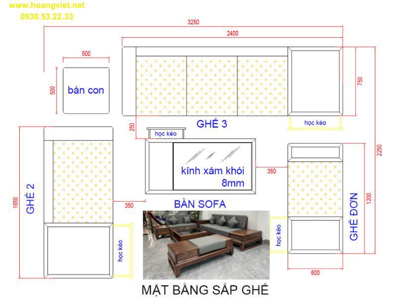 Kích thước và mặt bằng bố trí Kích thước và mặt bằng bố trí