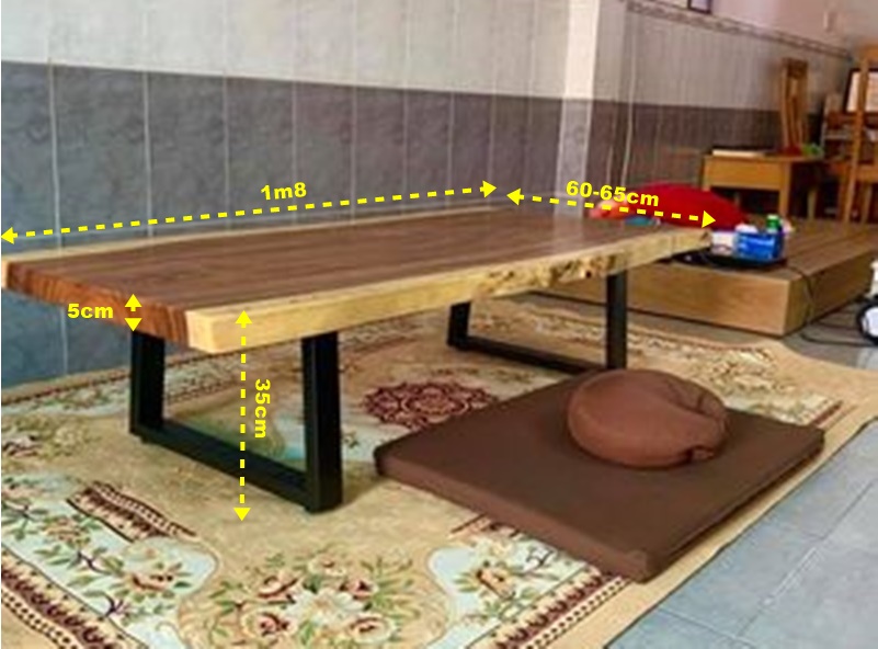 Kích thước bàn trà sofa ngồi bệt kiểu nhật Kích thước bàn trà sofa ngồi bệt kiểu nhật