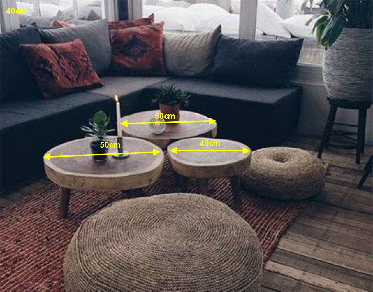 Kích thước bàn trà tròn giá rẻ Kích thước bàn trà tròn giá rẻ