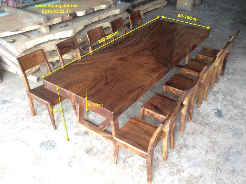 Kích thước thông dụng của bàn ăn 10 người Kích thước thông dụng của bàn ăn 10 người