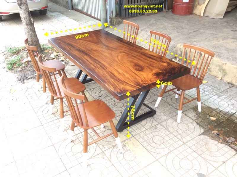 Kích thước bộ bàn ăn 6 ghế pinnstol 90x6x185cm Kích thước bộ bàn ăn 6 ghế pinnstol 90x6x185cm