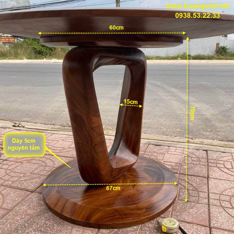 Kích thước chân bàn tròn gỗ đẹp Kích thước chân bàn tròn gỗ đẹp