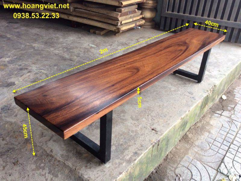 Kích thước ghế gỗ băng dài 2m Kích thước ghế gỗ băng dài 2m