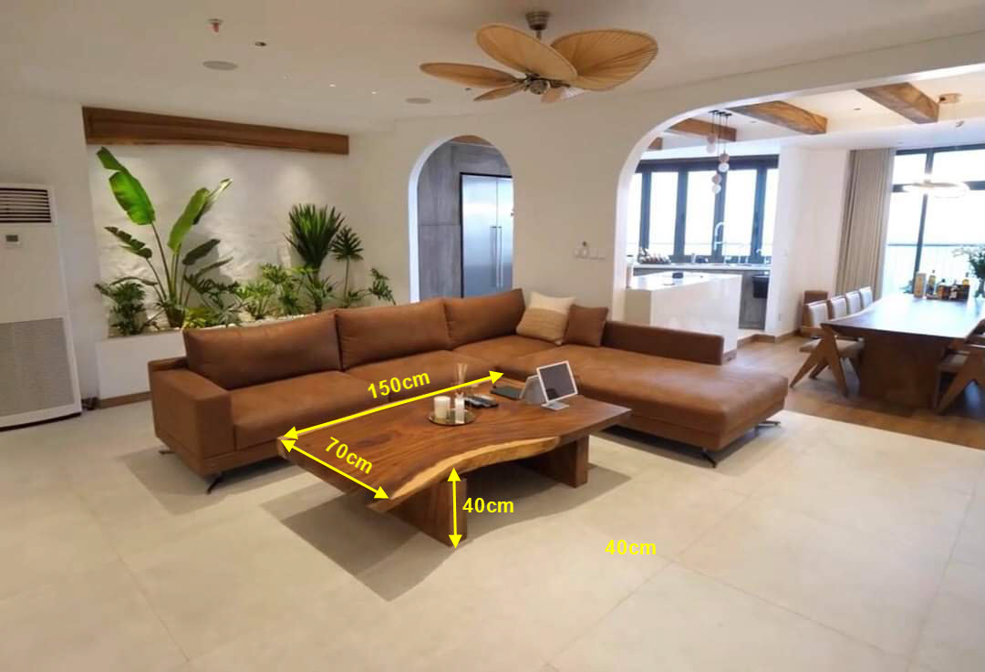 Kích thước mặt bàn chữ nhật sofa nguyên khối gỗ me tây Kích thước mặt bàn chữ nhật sofa nguyên khối gỗ me tây