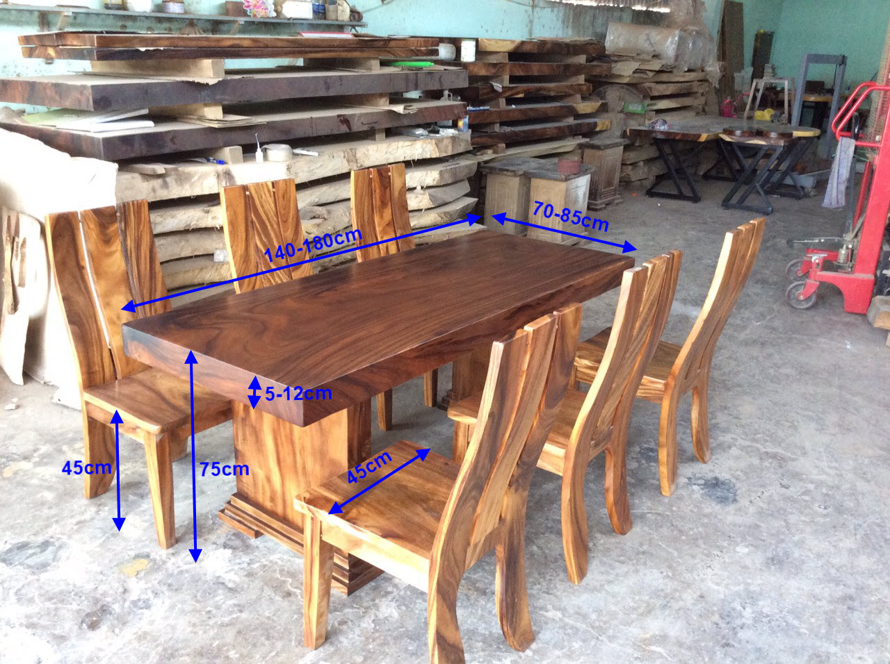 Kích thước bàn ăn 6 người Kích thước bàn ăn 6 người