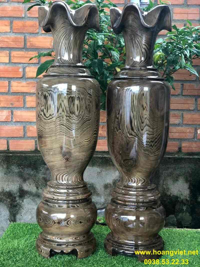 Lộc bình gỗ thủy tùng cao 1m đường kính 26cm Lộc bình gỗ thủy tùng cao 1m đường kính 26cm
