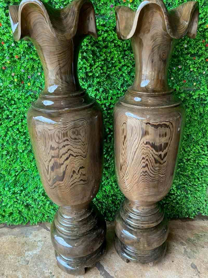 Lộc bình gỗ thủy tùng cao 167cm Lộc bình gỗ thủy tùng cao 167cm