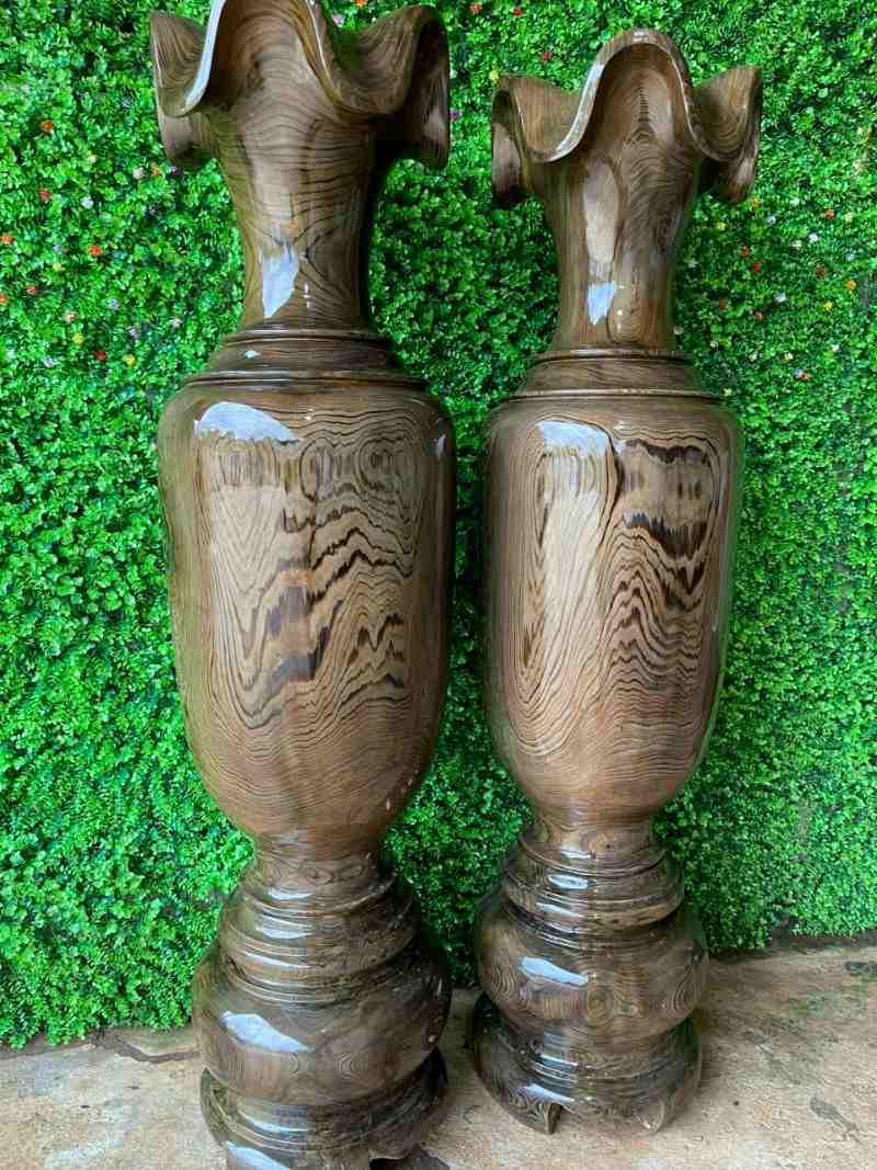 Lộc bình gỗ thủy tùng cao 167cm Lộc bình gỗ thủy tùng cao 167cm