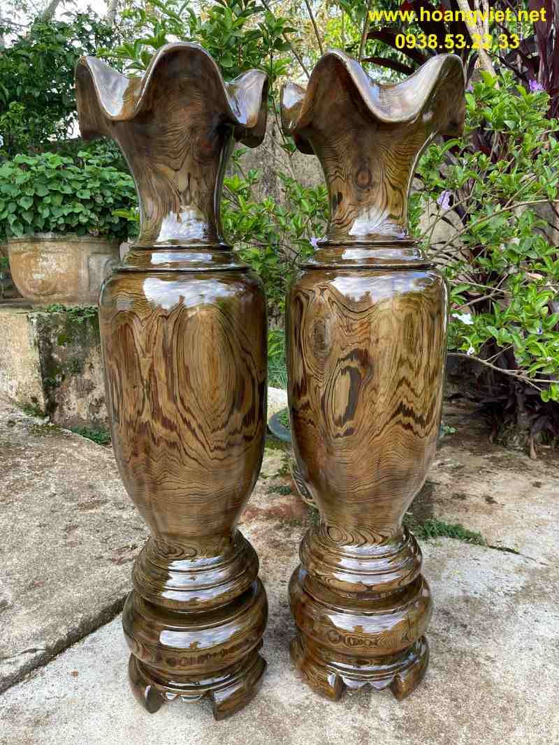 Lục bình gỗ thủy tùng cao 1m Lục bình gỗ thủy tùng cao 1m