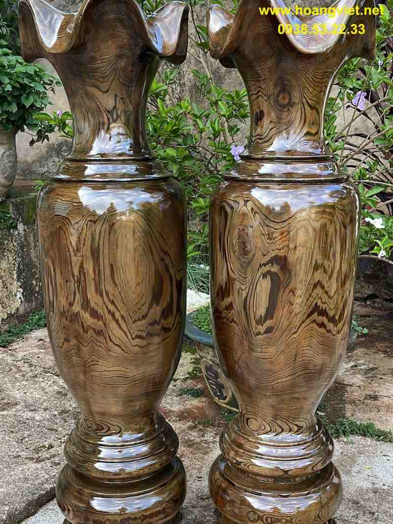 Lục bình gỗ thủy tùng cao 1m Lục bình gỗ thủy tùng cao 1m