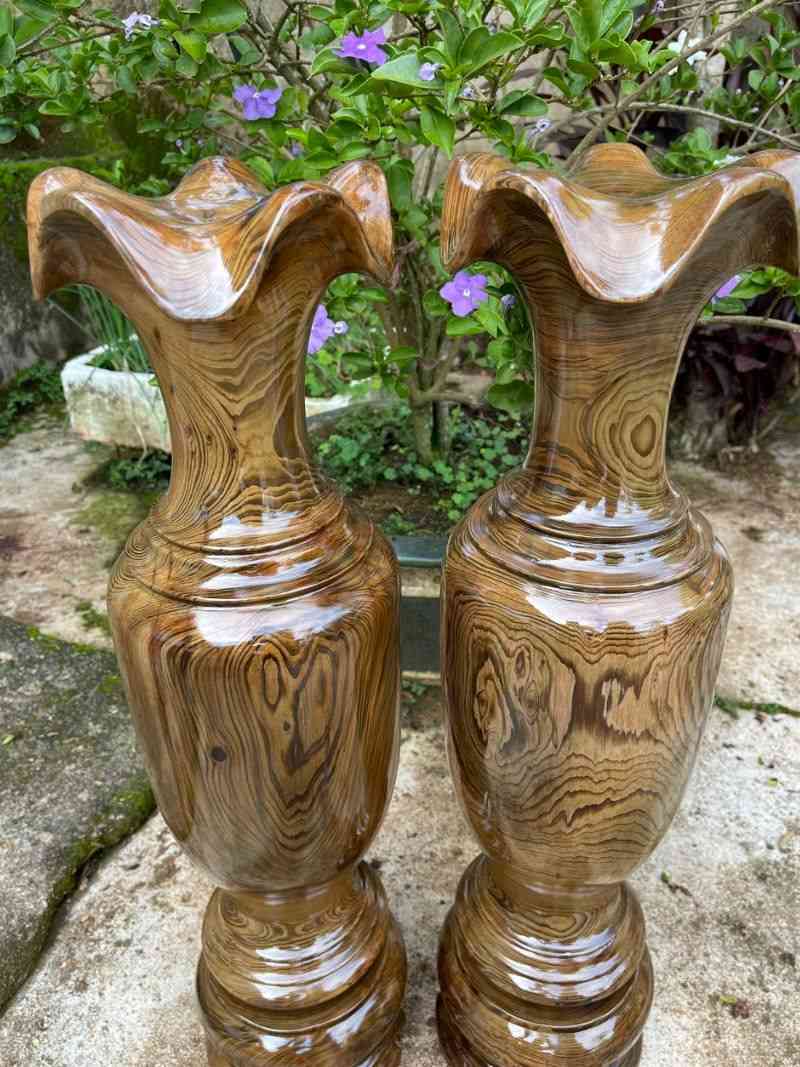 Lục bình gỗ thủy tùng cao 68cm đường kính 20cm Lục bình gỗ thủy tùng cao 68cm đường kính 20cm