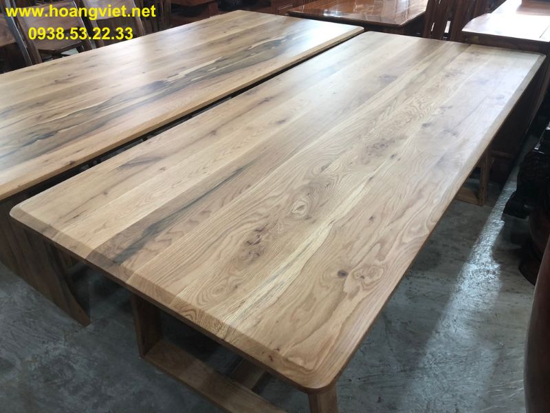 Mặt bàn ăn gỗ sồi mỹ ghép Mặt bàn ăn gỗ sồi mỹ ghép