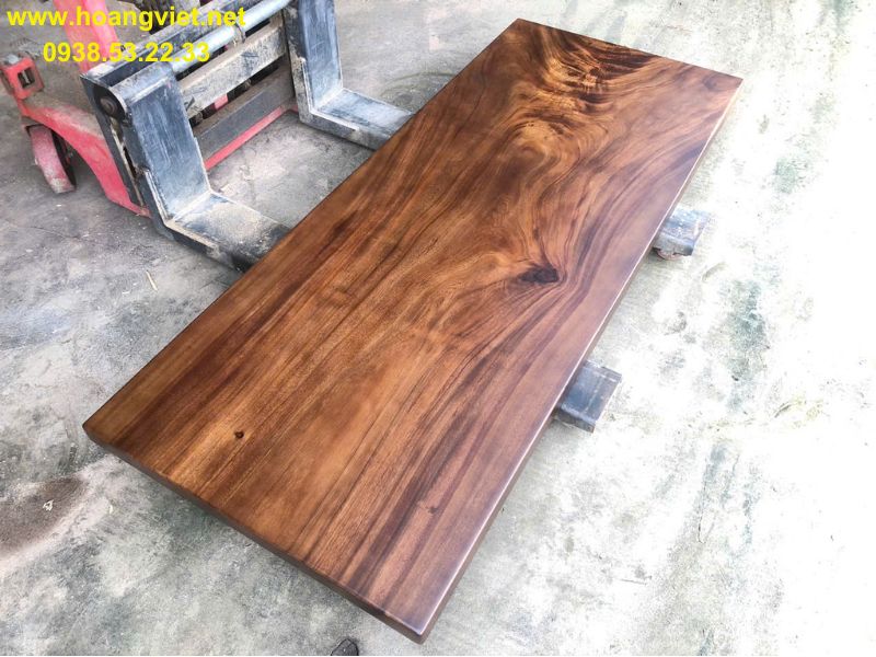 Mặt bàn gỗ me tây nguyên tấm dài 1m8 Mặt bàn gỗ me tây nguyên tấm dài 1m8