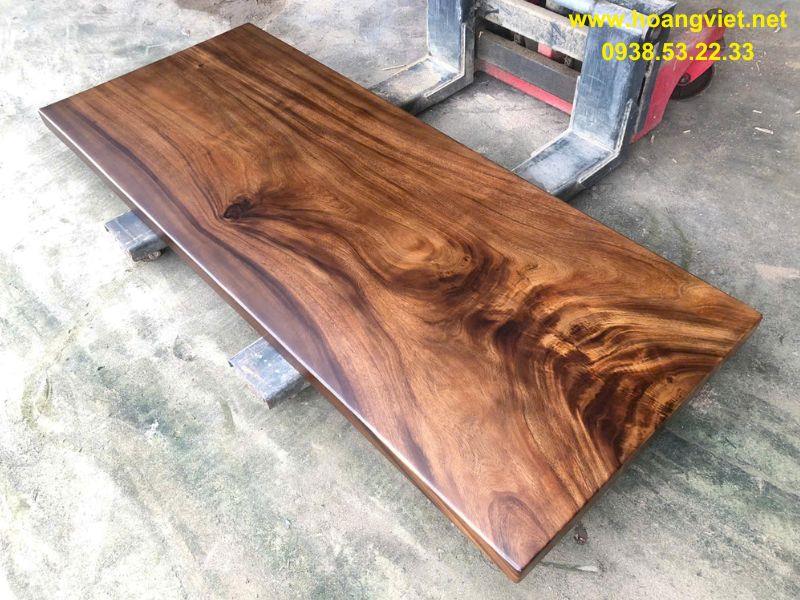 Mặt bàn gỗ me tây nguyên tấm dài 1m8 Mặt bàn gỗ me tây nguyên tấm dài 1m8