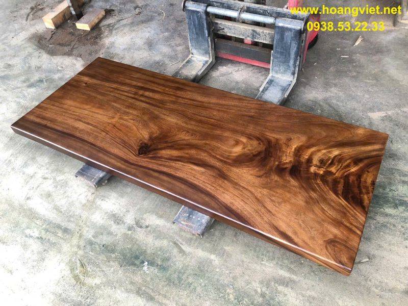 Mặt bàn gỗ me tây nguyên tấm dài 1m8 Mặt bàn gỗ me tây nguyên tấm dài 1m8