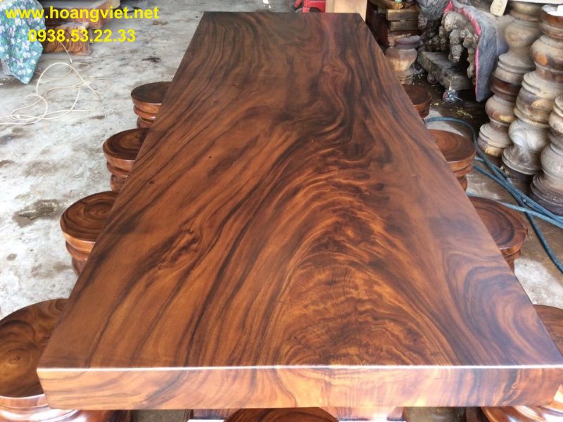 Mặt bàn gỗ me tây nguyên tấm vân đẹp Mặt bàn gỗ me tây nguyên tấm vân đẹp