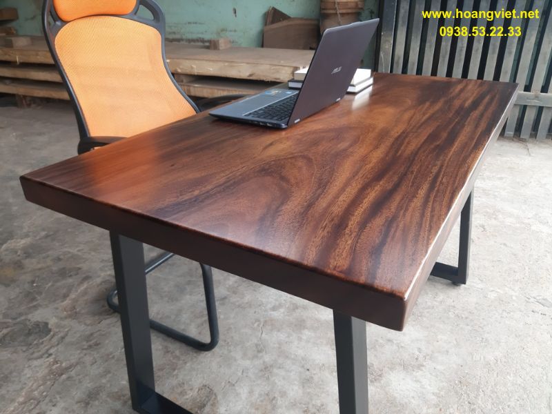 Mặt bàn làm việc gỗ tự nhiên 1m2 đẹp Mặt bàn làm việc gỗ tự nhiên 1m2 đẹp