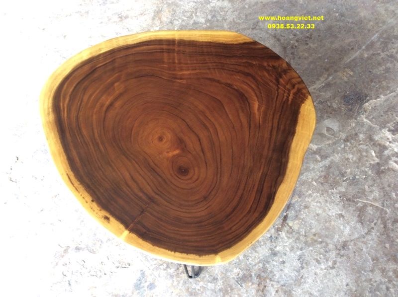 Mặt bàn gỗ me tây tròn tự nhiên Mặt bàn gỗ me tây tròn tự nhiên