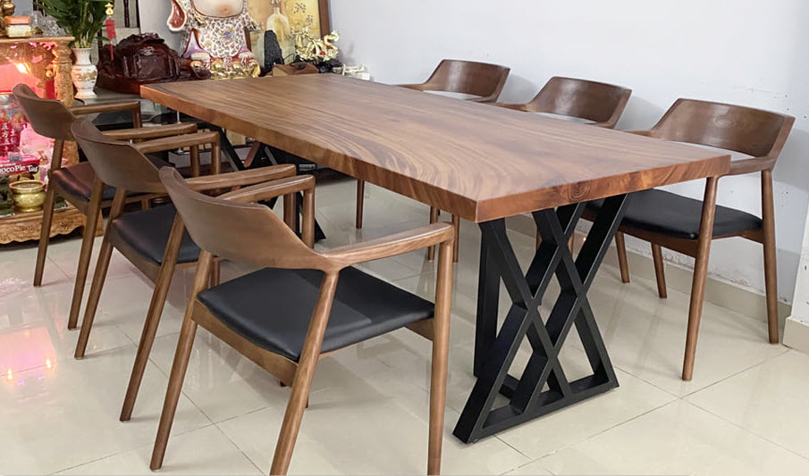 Mẫu bàn ăn đẹp bằng gỗ tự nhiên 8 ghế hiroshima Mẫu bàn ăn đẹp bằng gỗ tự nhiên 8 ghế hiroshima