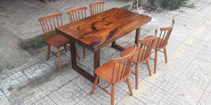 các mẫu bàn ghế ăn bằng gỗ đẹp