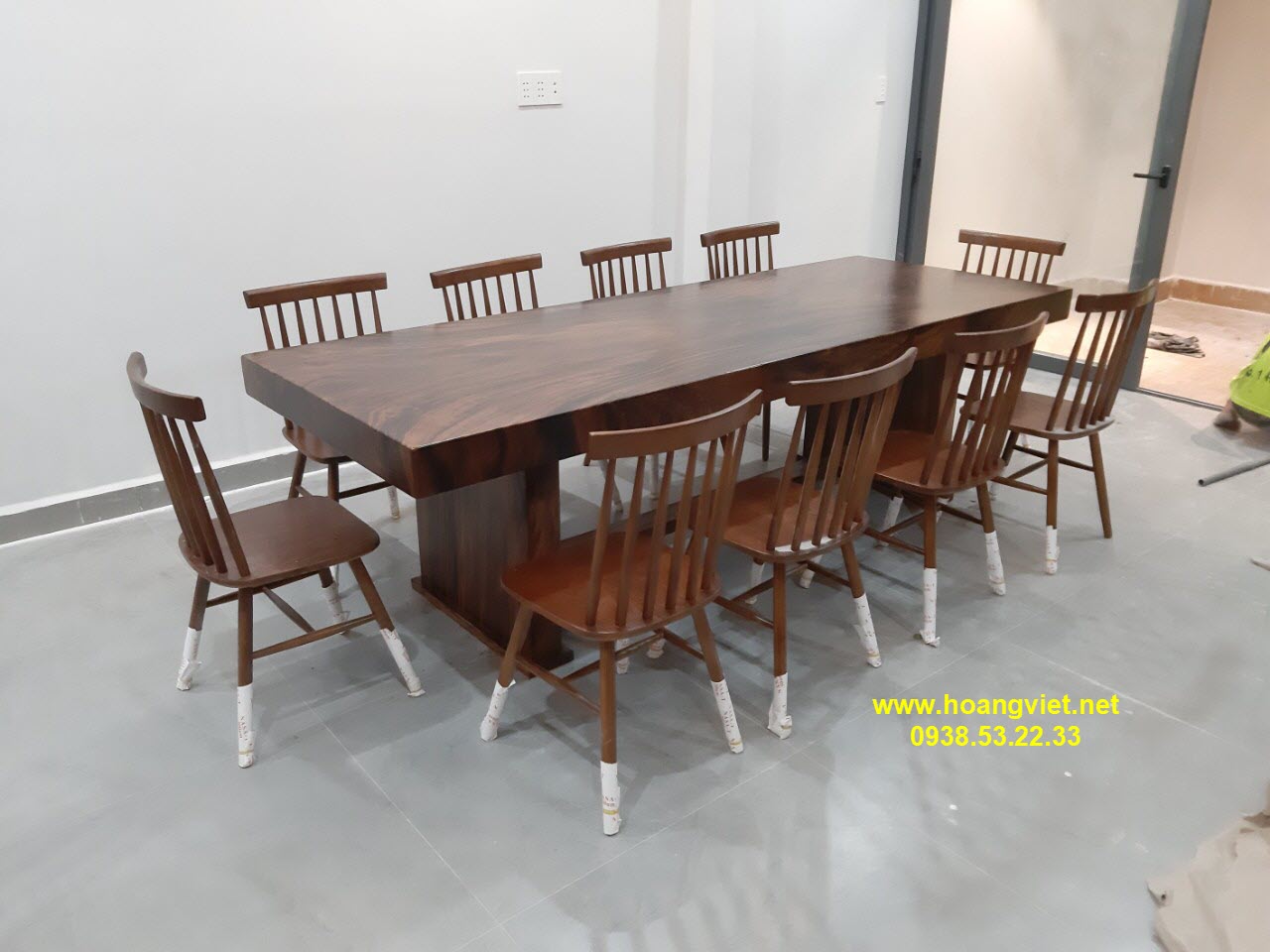 Mẫu bàn gỗ me tây nguyên tấm  Mẫu bàn gỗ me tây nguyên tấm