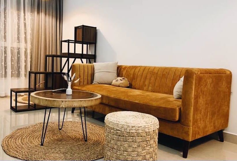 Mẫu bàn trà gỗ tròn đơn Mẫu bàn trà gỗ tròn đơn