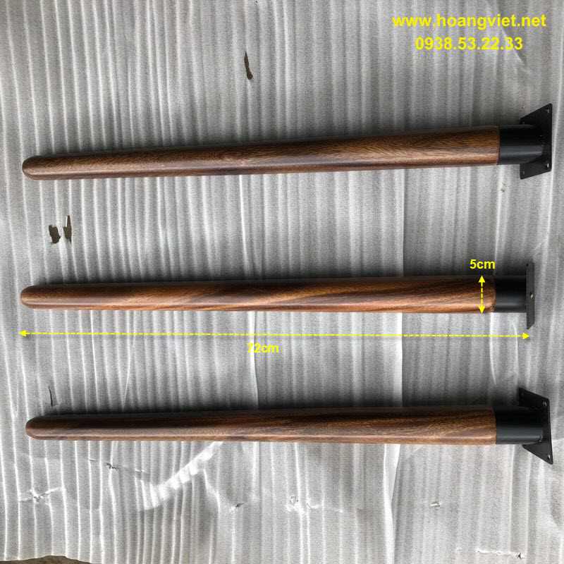 Kích thước chân gỗ me tây tiện tròn Kích thước chân gỗ me tây tiện tròn