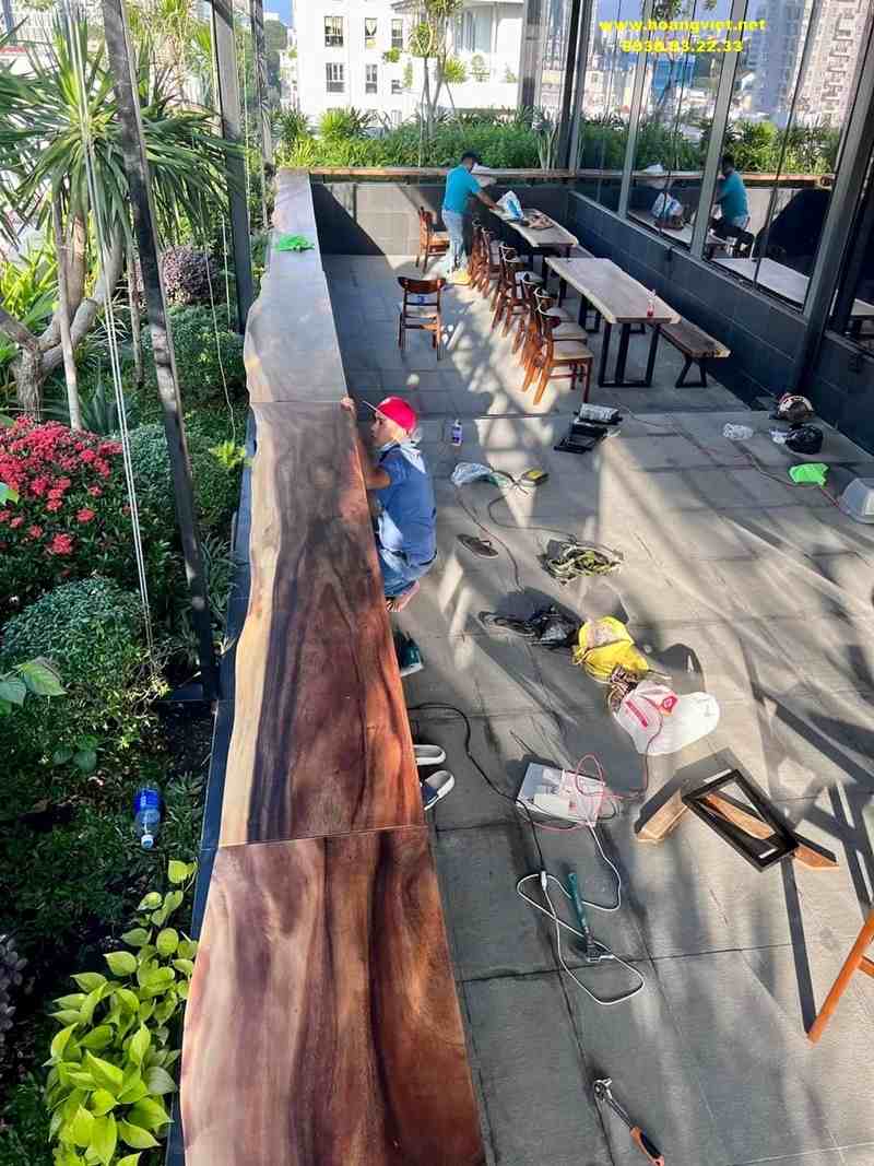 Mẫu ghế băng dài cho quán cafe Mẫu ghế băng dài cho quán cafe