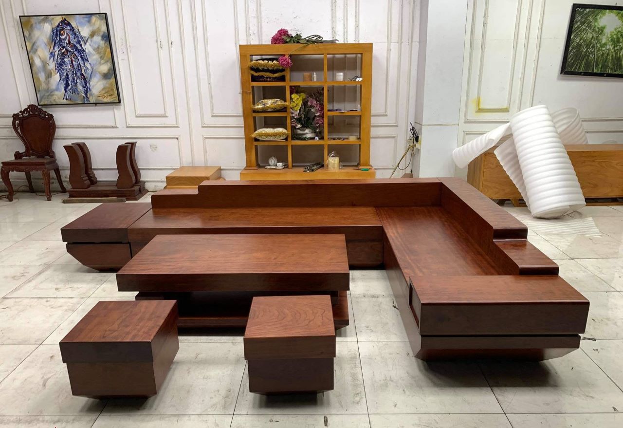 Nội thất sofa gỗ cẩm lai nhập khẩu Nội thất sofa gỗ cẩm lai nhập khẩu