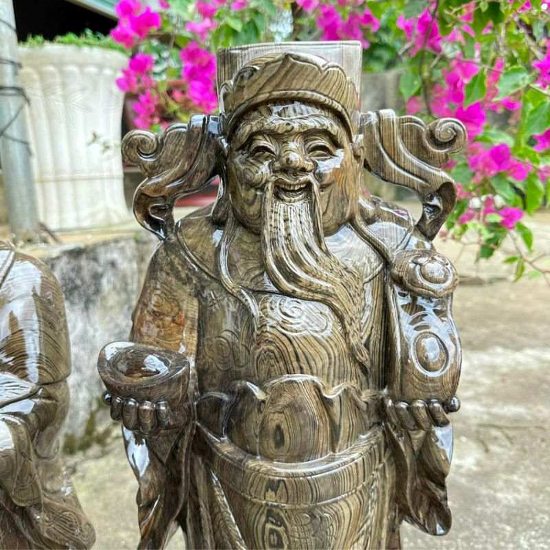 Phúc lộc thọ gỗ thủy tùng Phúc lộc thọ gỗ thủy tùng