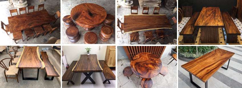 Bàn gỗ nguyên khối