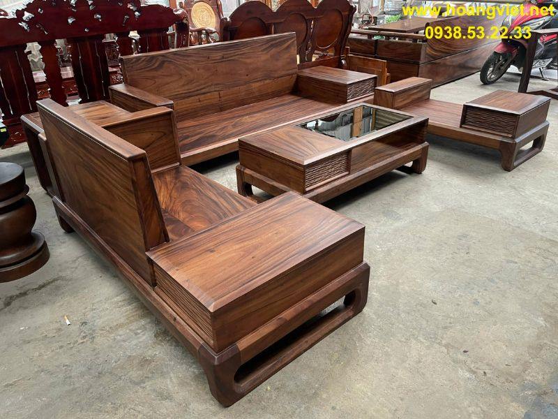 Sofa phòng khách bằng gỗ me tây đẹp sang Sofa phòng khách bằng gỗ me tây đẹp sang