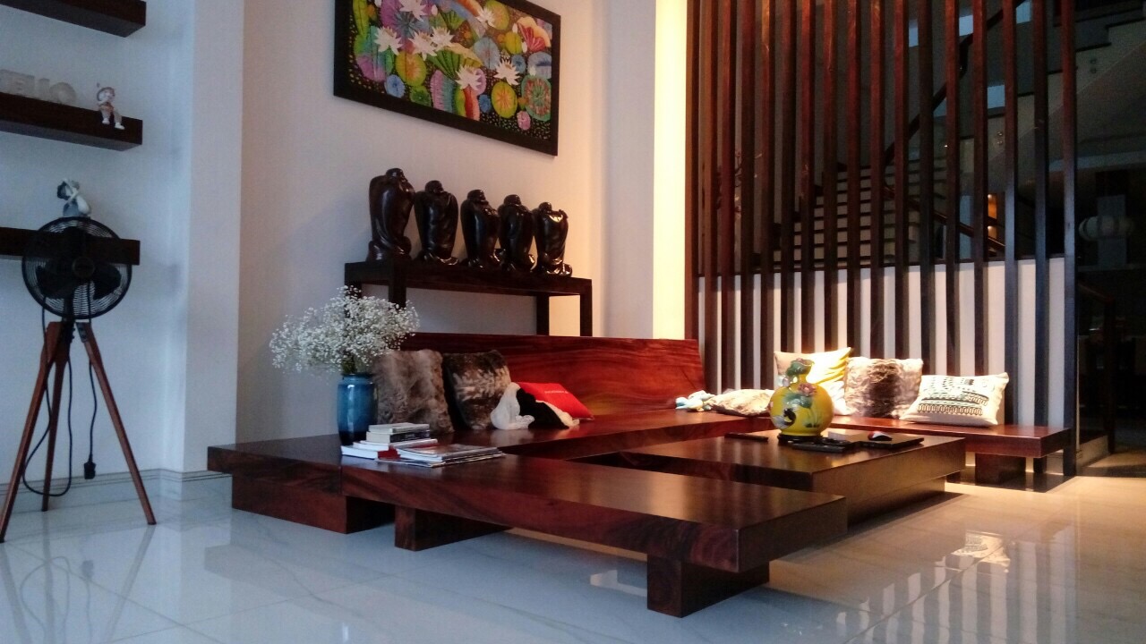 Bàn trà sofa gỗ me tây nguyên khối  Bàn trà sofa gỗ me tây nguyên khối