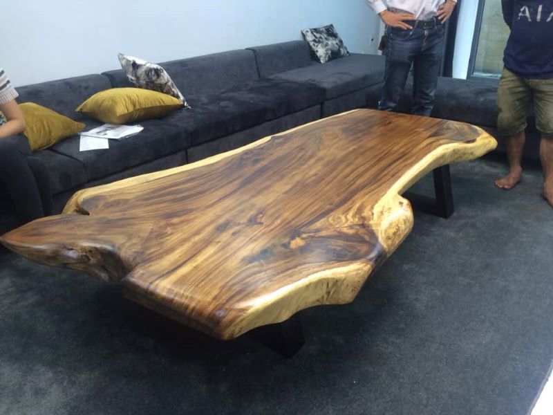 Sofa nệm mặt gỗ nguyên khối Sofa nệm mặt gỗ nguyên khối