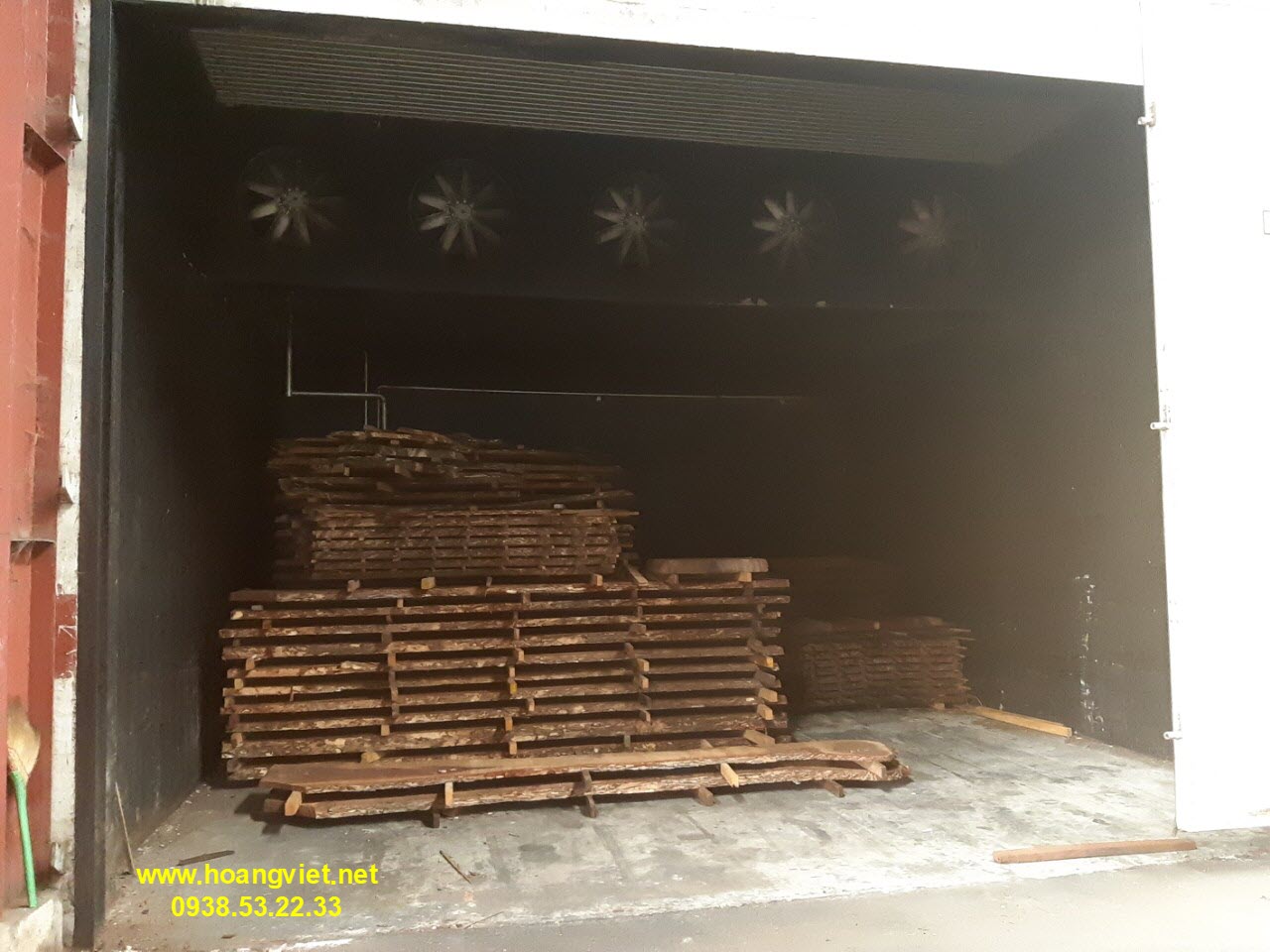 Tẩm sấy phôi gỗ me tây Tẩm sấy phôi gỗ me tây