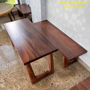 Bàn ghế gỗ me tây cho quán nước 